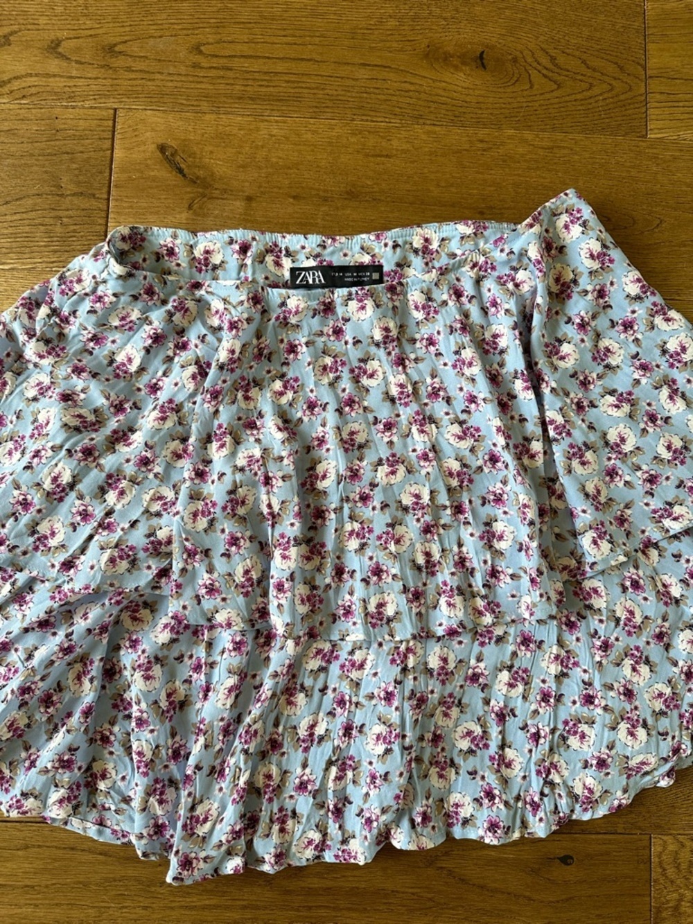 Zara Skort Floral Print Sz M